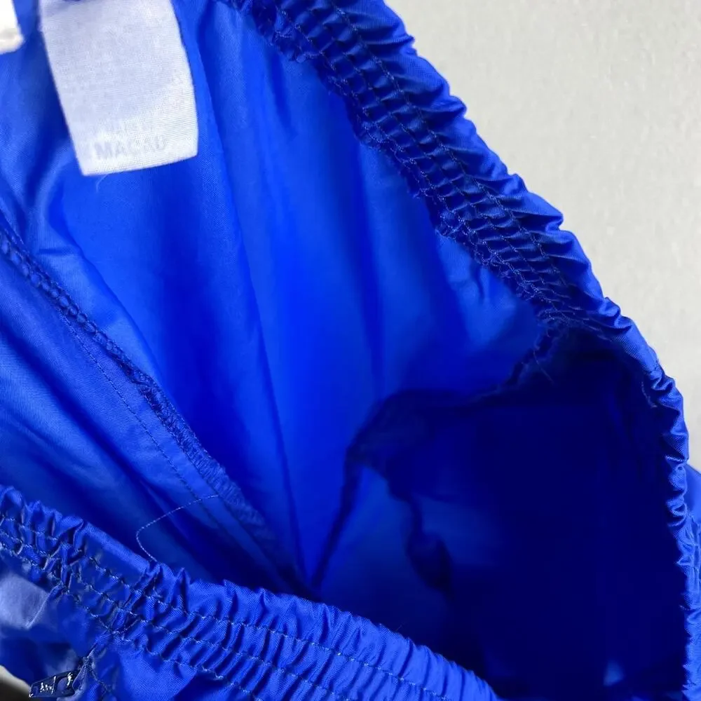 Vintage 80s Nike Blue Lightweight Track Pants Mens Size (Medium) Streetwear